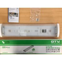 Настенно-потолочный светильник ZEFIR-LED 2x60см, T8, IP40, ABS/PC (прозрачный рассеиватель)