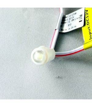 LED модуль С112TАW, 0.16W, 2835, 1шт, 12V, 8.5 лм, IP 66, диаметр 12мм, 6000K