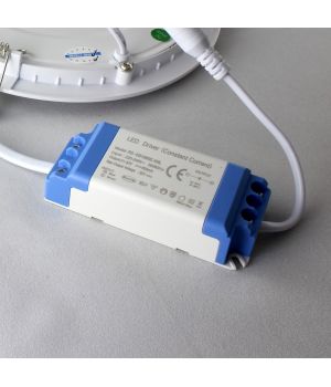 Світлодіодний світильник стельовий врізний 12 Вт 4000K, діаметр 170мм