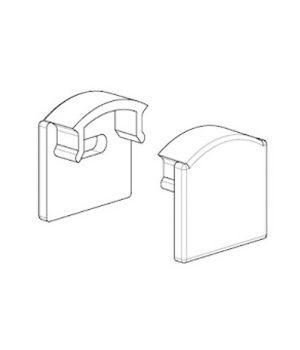 Заглушка для LED профиля 12*16мм