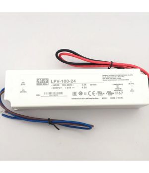 Блок живлення Mean Well для led стрічки 100 Вт 24V IP67, LPV-100-24