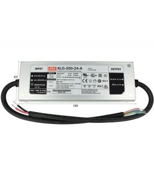 Блок живлення MW XLG-200-24, IP67