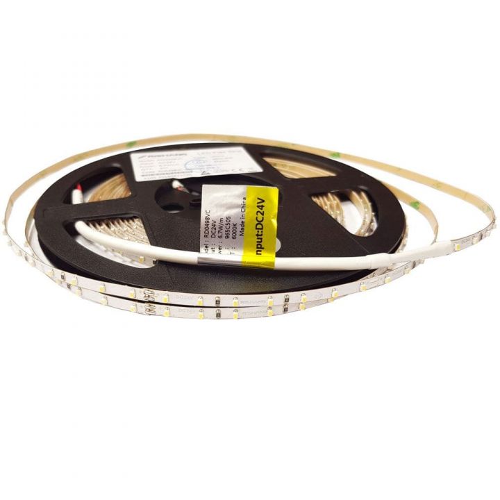 LED лента RD0498VC, 6000К, 6,7W, 2014 SMD, 98шт., IP33, 24V, 580лм