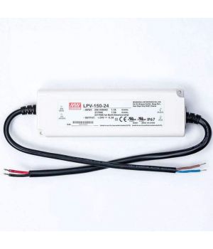 Блок живлення Mean Well для led стрічки 150 Вт 24V IP67, LPV-150-24
