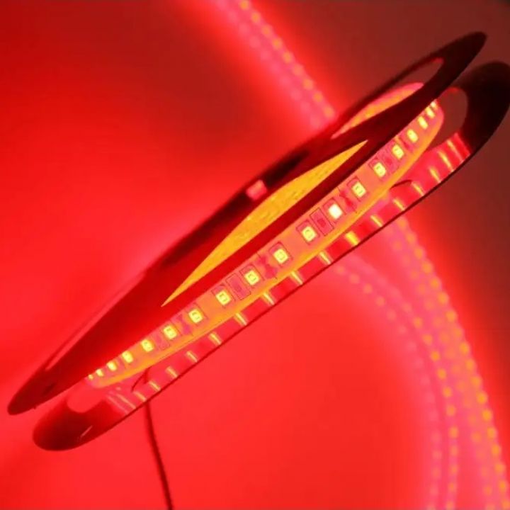 Світлодіодна стрічка LED-STIL 9,6 Вт/м 2835 120 діодів IP68 12 Вольт 100 lm ЧЕРВОНЕ світло