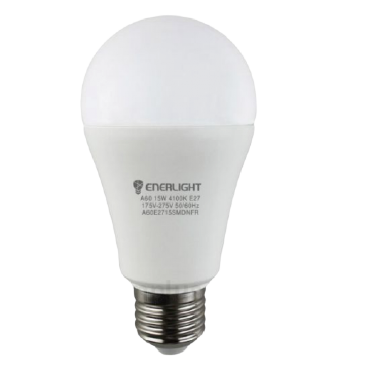 Cветодиодная лампа LED ENERLIGHT  A60 15Вт 4100К Е27