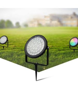 LED газонный прожектор 15W IP65 RGB+CCT