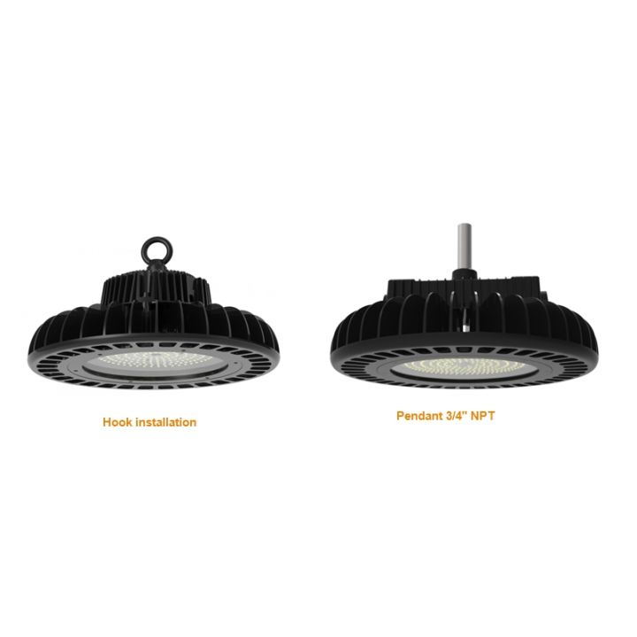 LED светильник высокотемпературный HB06-260WHT-4000K (260W,140lm\\w,Ф400*260mm,CRI >70.110° IP65