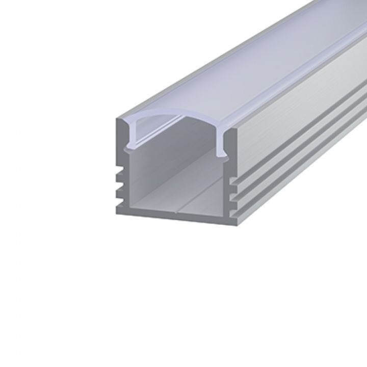 Алюмінієвий профіль 12*16мм, Срібло