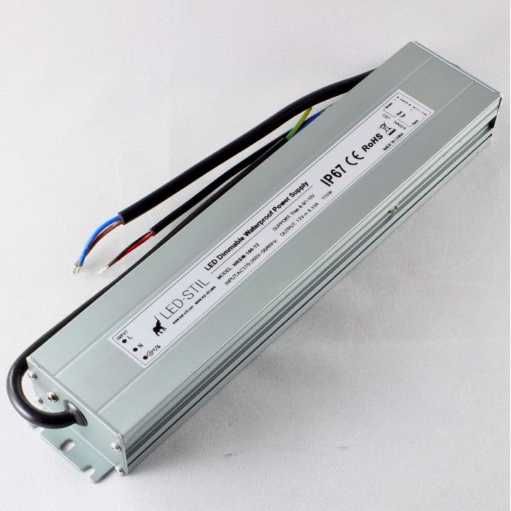 Блок живлення DIM 100 Вт 24V IP67, регулювання по Triac та 0/1-10V