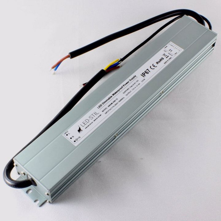 Блок живлення DIM 250 Вт 12V IP67, регулювання по Triac и 0/1-10V