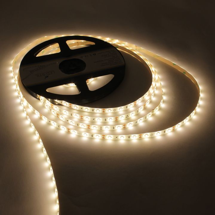 Світлодіодна стрічка LED-STIL 3000K 4,8 Вт/м 2835 60 діодів IP65 12 Вольт 400 lm тепле світло