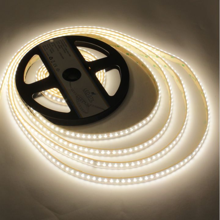 Світлодіодна стрічка LED-STIL 4000К 12 Вт/м 2835 128 діодів IP65 24 Вольти 2000 lm нейтральне світло