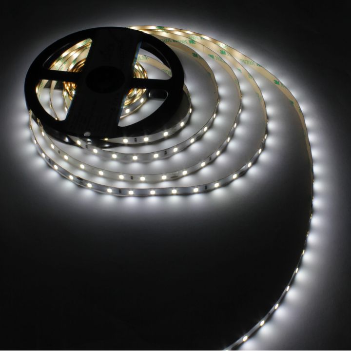 Світлодіодна стрічка LED-STIL 6000K 6 Вт/м 2835 64 діоди IP33 24 Вольта 1000 lm холодне світло