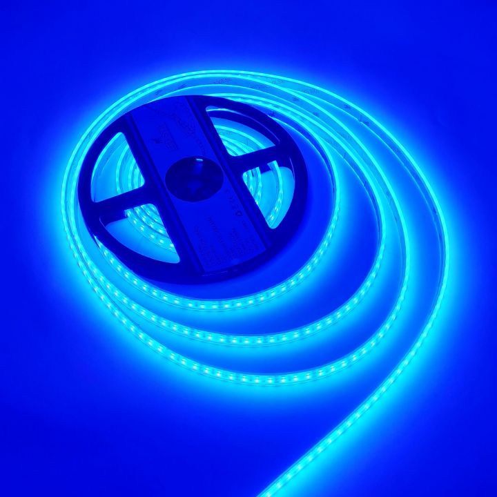 Світлодіодна стрічка LED-STIL 9,6 Вт/м 2835 120 діодів IP68 12 Вольт 130 lm СИНЄ світло