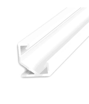 Алюмінієвий профіль кутовий 17*17мм, Білий