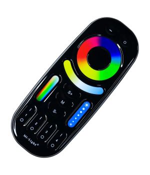 4-х зонний пульт керування Dual White/RGB/RGBW/CCT, чорний