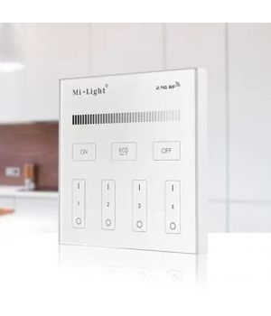 Пульт дистанційного керування настінний 4-зонний для одноколірної лед стрічки