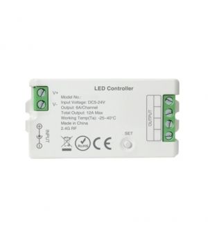 Контроллер led Smart System для різнокольорової світлодіодної стрічки 5-24 Вольт 12А 2.4 GHz