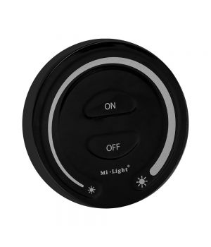 Пульт круглий настінний Mi-light сенсорний, чорний