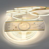 Світлодіодна стрічка LED-STIL 4000K 7 Вт/м COB 320 діодів IP33 24 Вольти 650 lm нейтральне світло, ВУЗЬКА