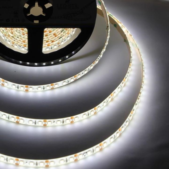 Світлодіодна стрічка LED-STIL 6000K 9,6 Вт/м 2835 120 діодів IP65 12 Вольт 850 lm холодне світло