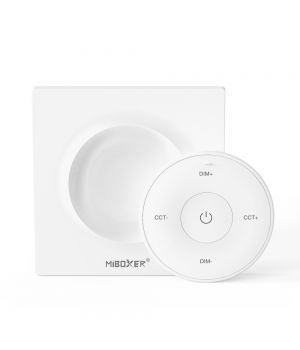 Пульт дистанційного керування 1-зонний для двоколірної лед стрічки, міні-панель, білий