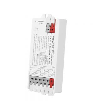 Контролер RGB+W+CCT 3 в 1 для різнокольорової світлодіодної стрічки 12-24 Вольт 12А 2.4 GHz
