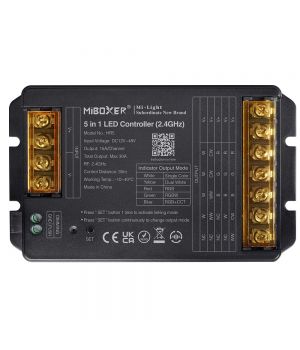 Контролер DIM+RGB+CCT для різнокольорової світлодіодної стрічки 12-48 Вольт 30А 2.4 GHz