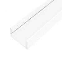 Алюмінієвий профіль накладний 7*16 мм, Білий
