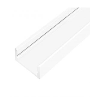 Алюмінієвий профіль накладний 7*16 мм, Білий