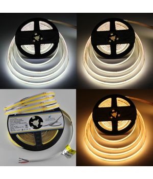 Світлодіодна стрічка LED-STIL 2700-6500K 16 Вт/м COB 640 діодів IP33 24 Вольта 1400 lm двоколірна