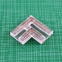 Конектор прозорий кутовий L 4 контакта, для різнокольорової RGB COB LED стрічки 10 мм