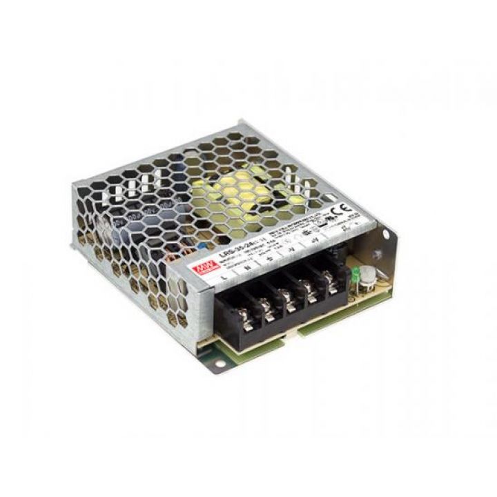 Блок живлення Mean Well для led стрічки 35 Вт 24V IP20, LRS-35-24